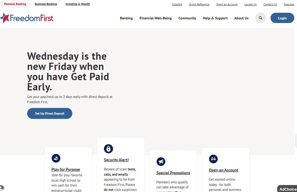 Freedom First Credit Union – freedomfirst.com