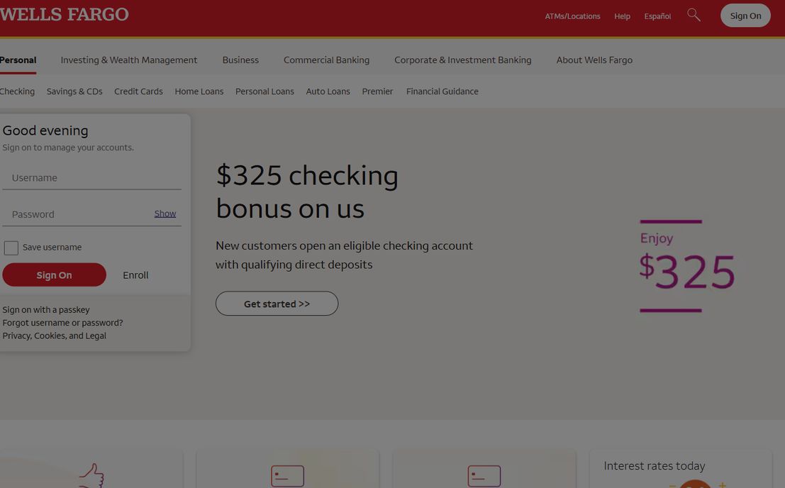 Wells Fargo – wellsfargo.com