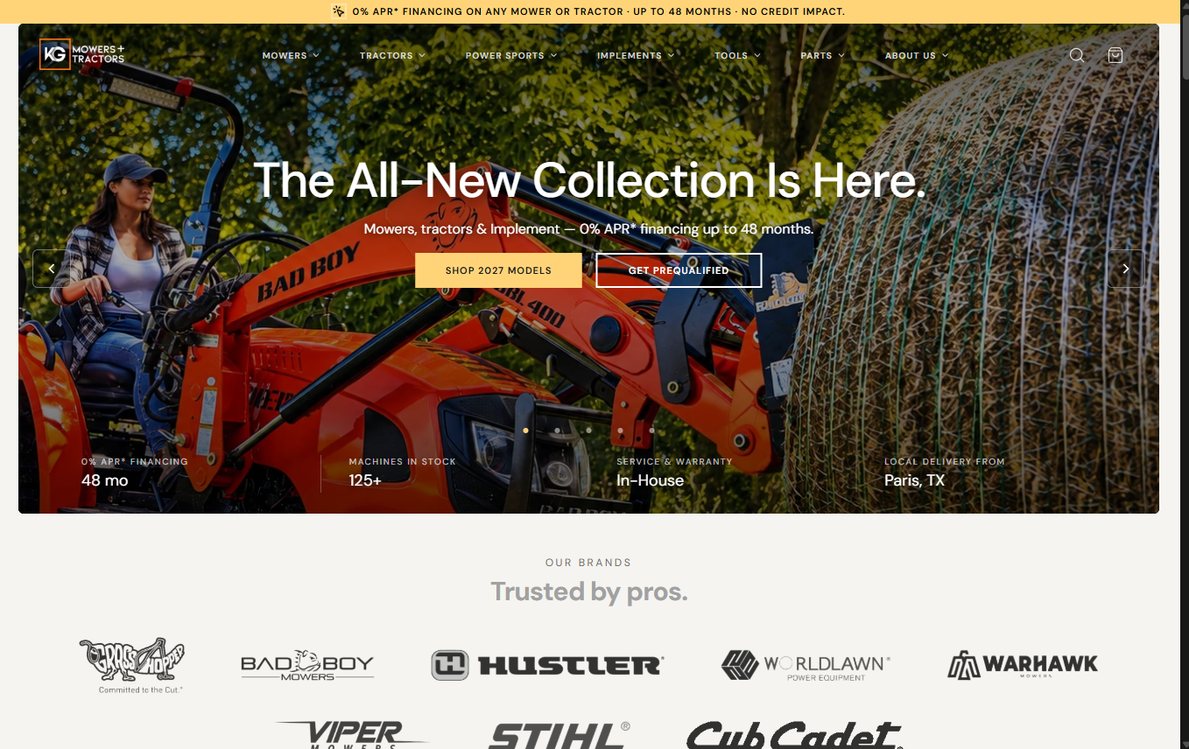K and G Mowers – kgmowers.com