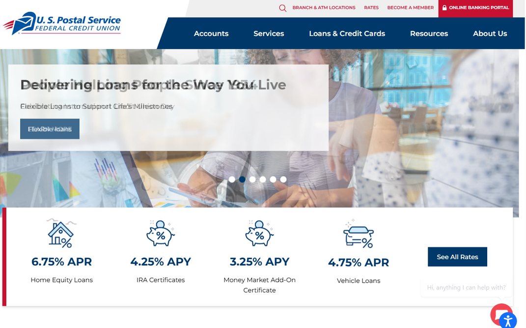 USPS Federal Credit Union – uspsfcu.org